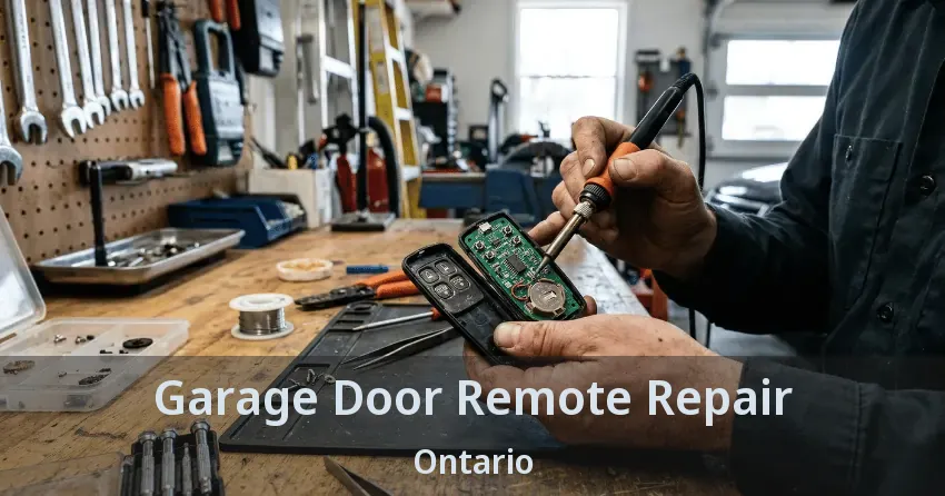 Garage Door Remote Repair Ontario