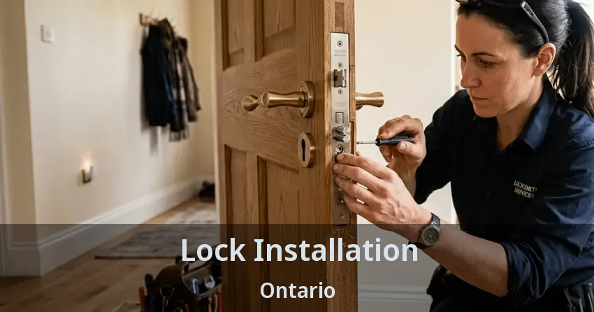 Lock Installation Ontario