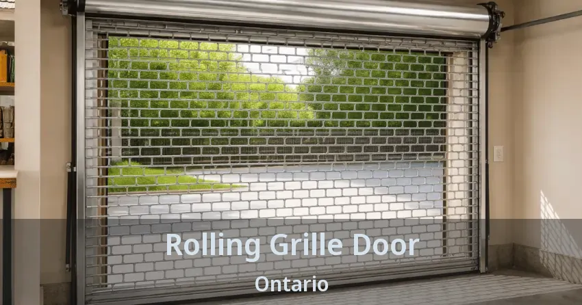 Rolling Grille Door Ontario